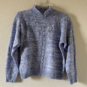 VTG Spice Of Life Ramie Blend Cottage Dainty Feminine Knit Sweater Women’s Med.